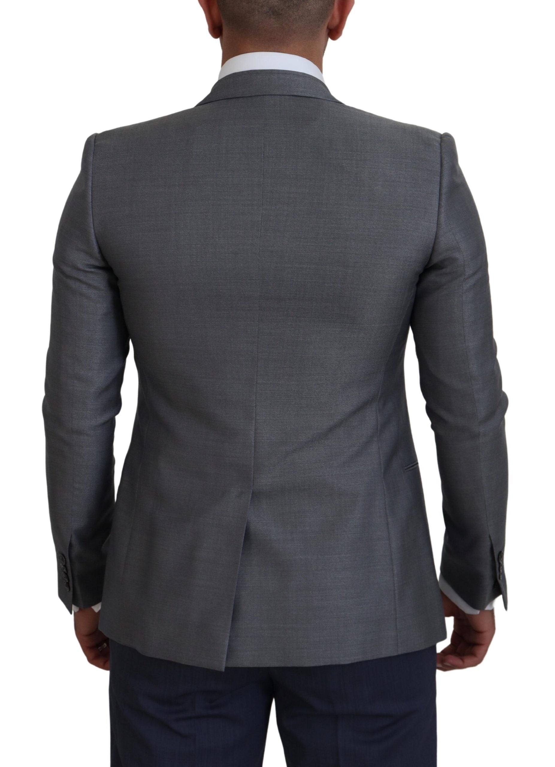Veste blazer élégante gris clair Sicilia de Dolce &amp; Gabbana