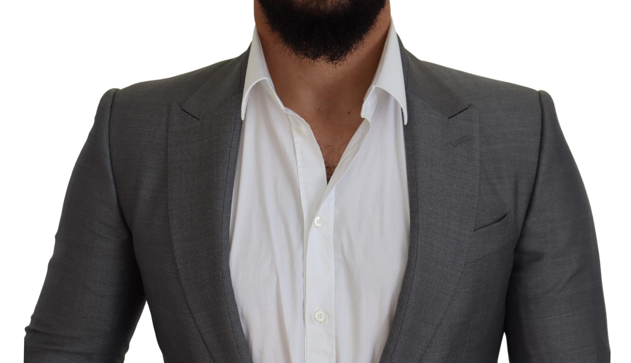 Veste blazer élégante gris clair Sicilia de Dolce &amp; Gabbana