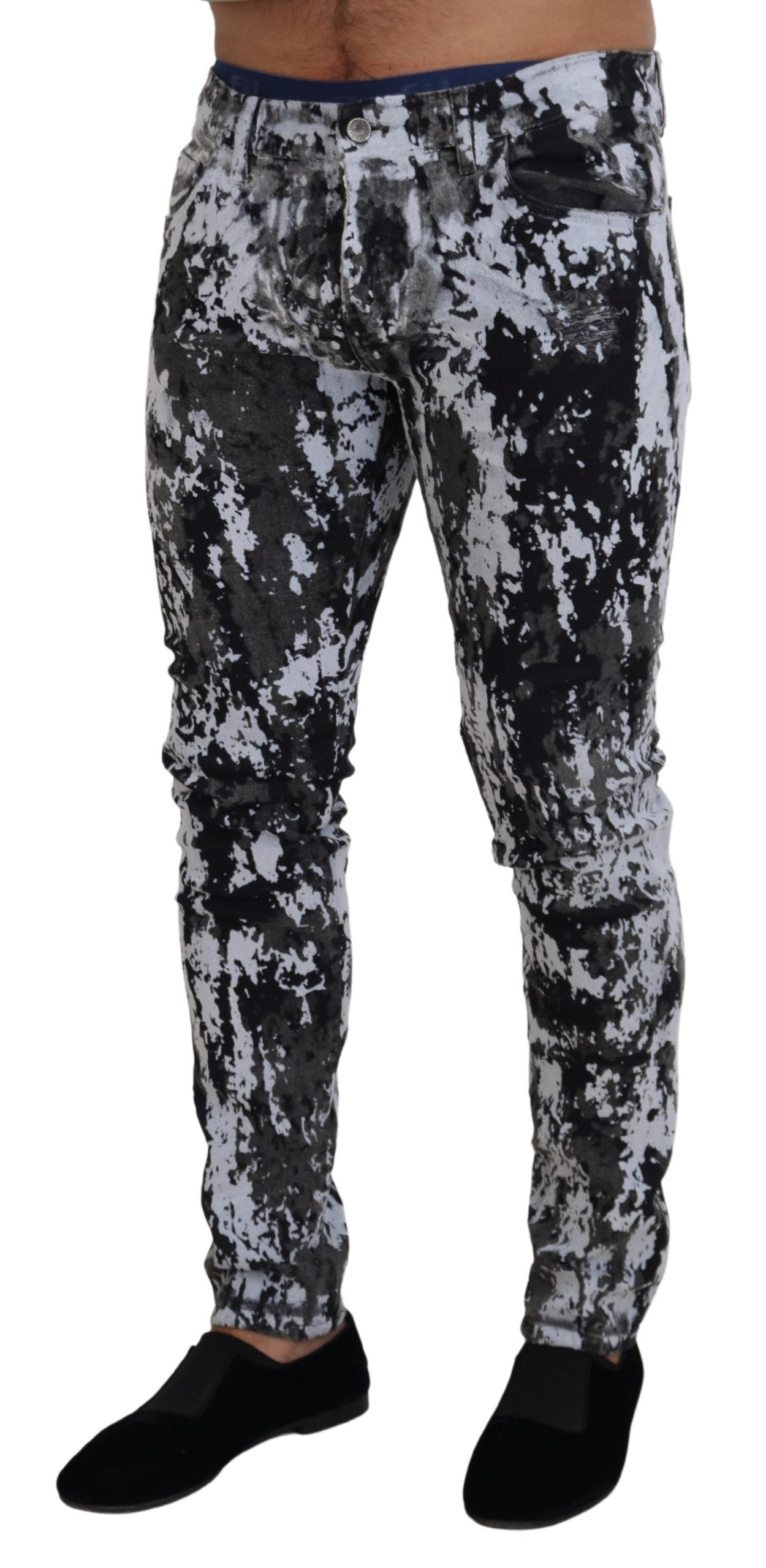 Dolce &amp; Gabbana : une extravagance en denim tie-dye multicolore