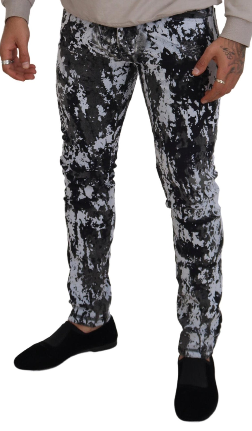 Dolce &amp; Gabbana : une extravagance en denim tie-dye multicolore