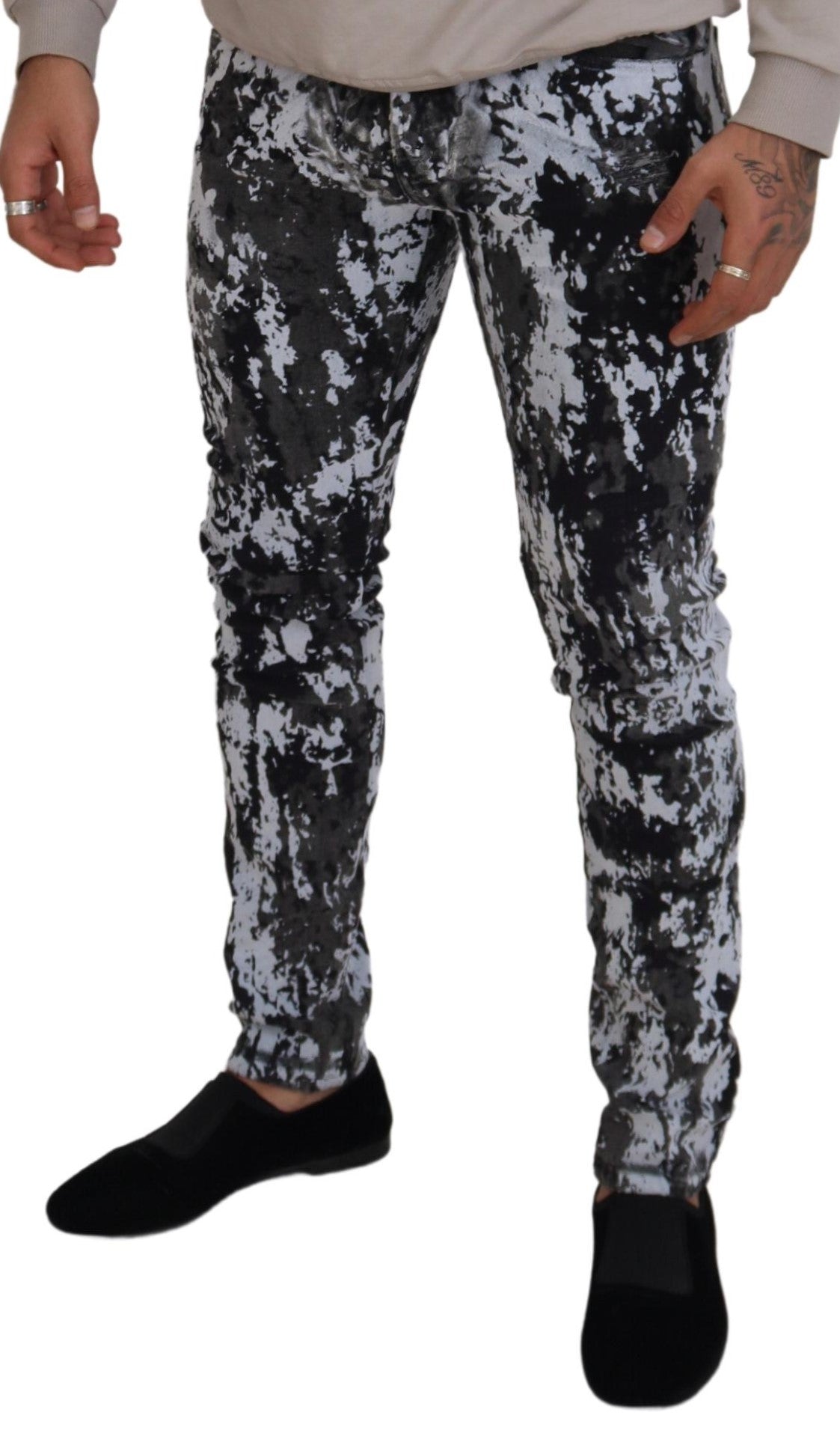 Dolce &amp; Gabbana : une extravagance en denim tie-dye multicolore