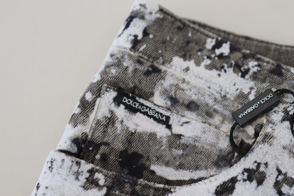 Dolce &amp; Gabbana : une extravagance en denim tie-dye multicolore