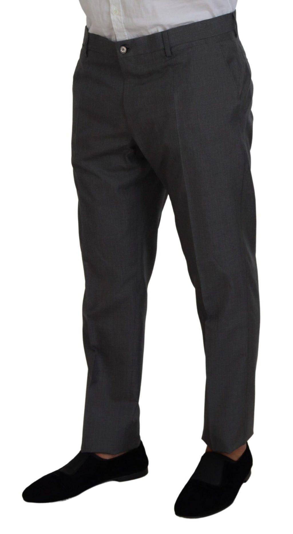 Dolce &amp; Gabbana – Eleganter, dreiteiliger Martini-Anzug in Slim Fit, Silber