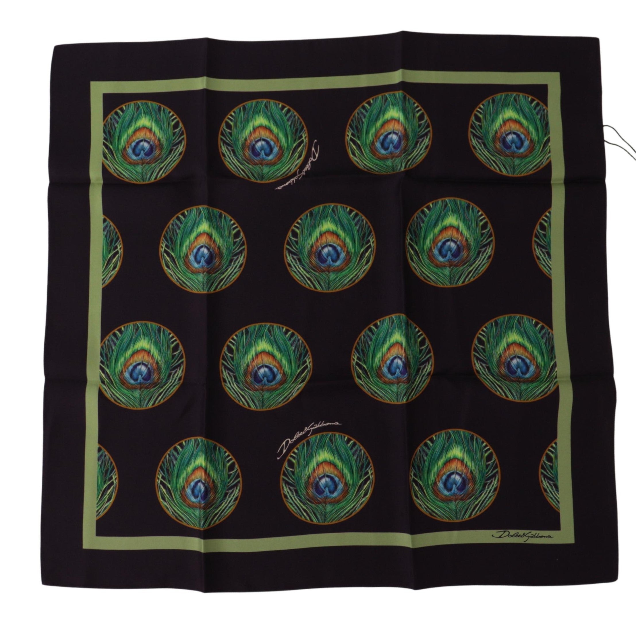 Dolce &amp; Gabbana Eleganter quadratischer Seidenschal