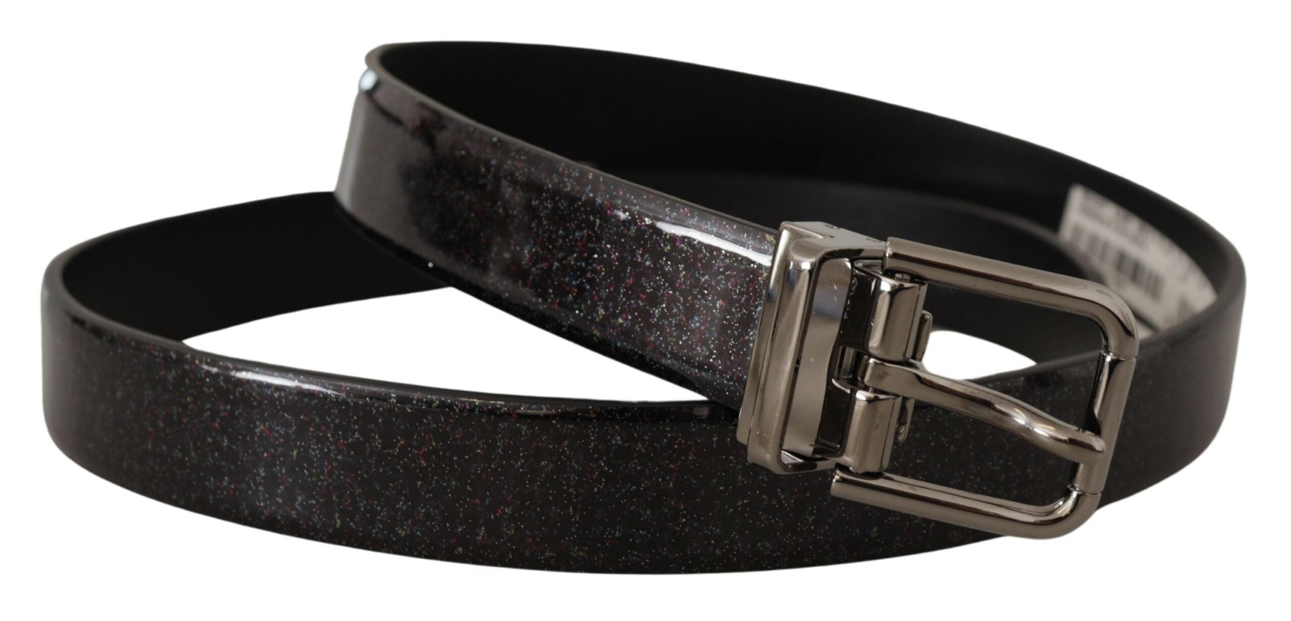 Ceinture élégante en cuir multicolore Dolce &amp; Gabbana