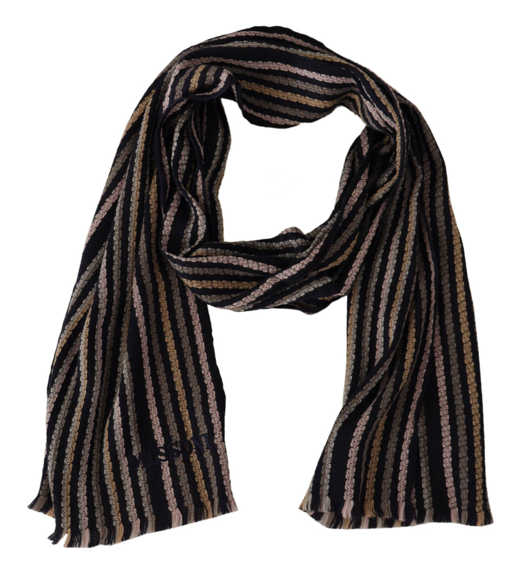 Missoni Authentic Mehrfarbiger Herrenschal aus Wolle