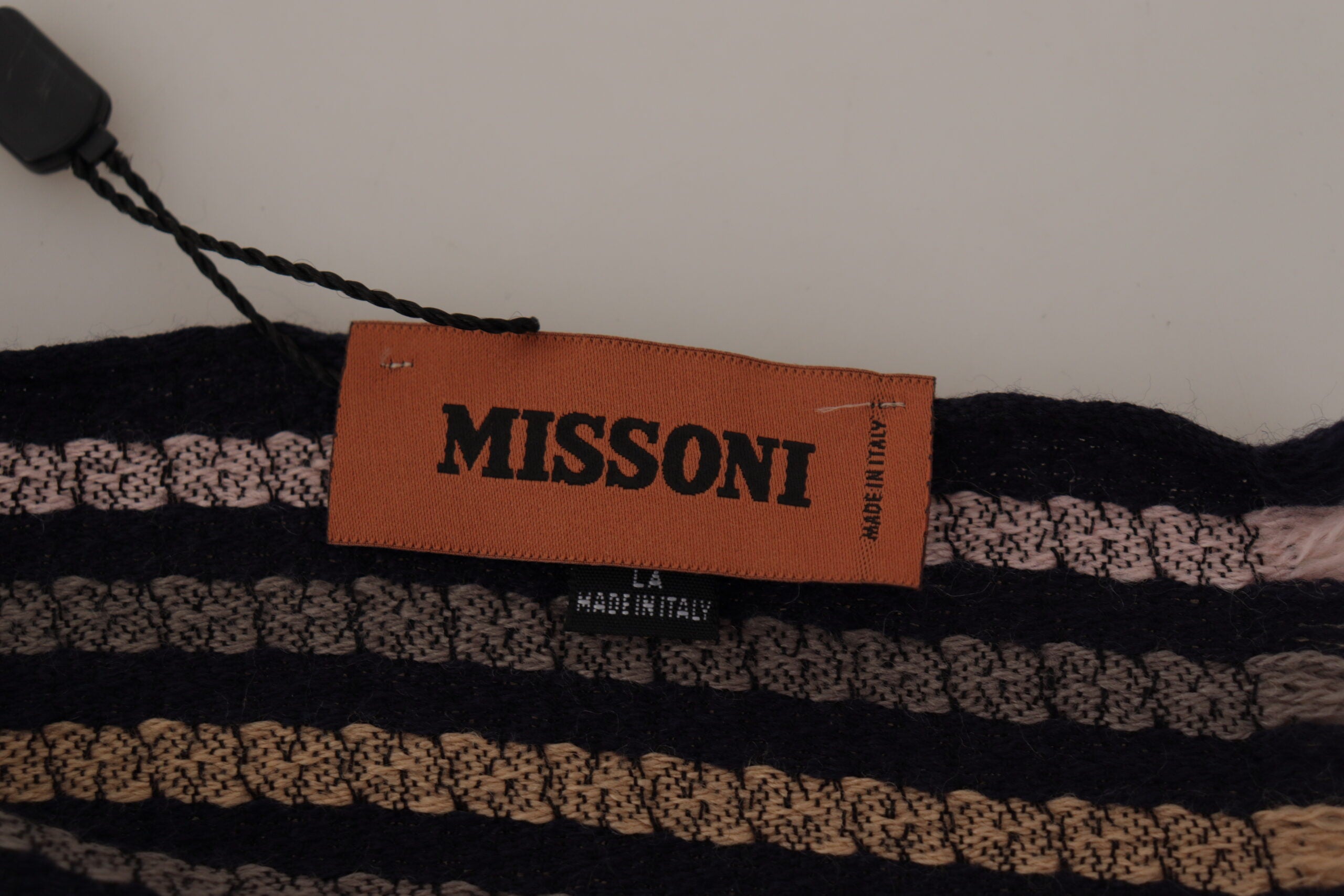 Missoni Authentic Mehrfarbiger Herrenschal aus Wolle