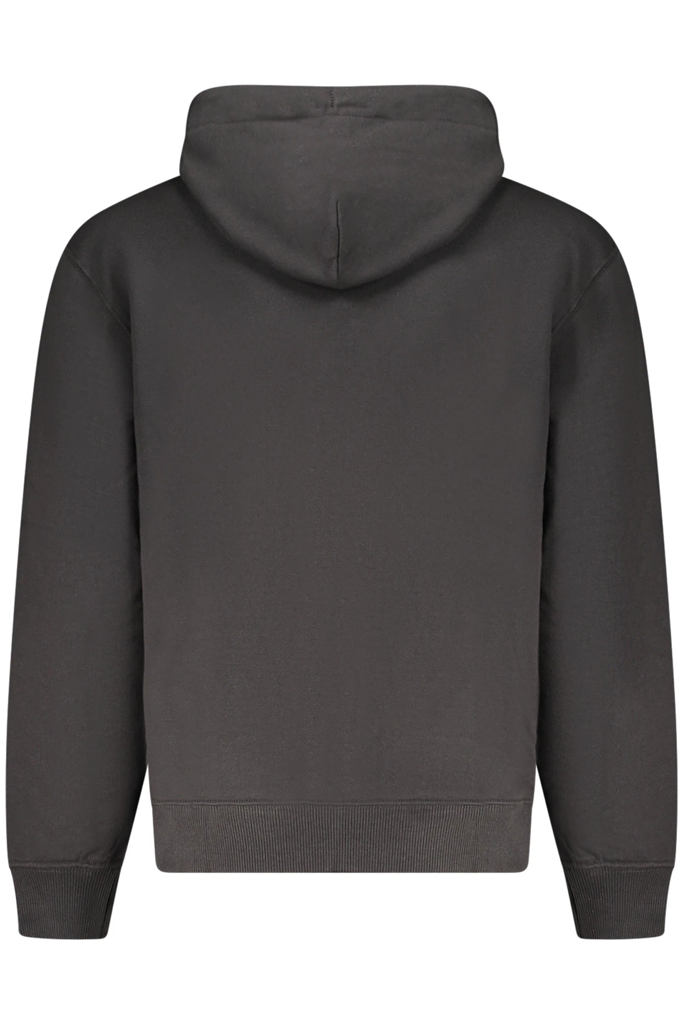 CALVIN KLEIN MEN&#39;S BLACK ZIP-UP SWEATSHIRT