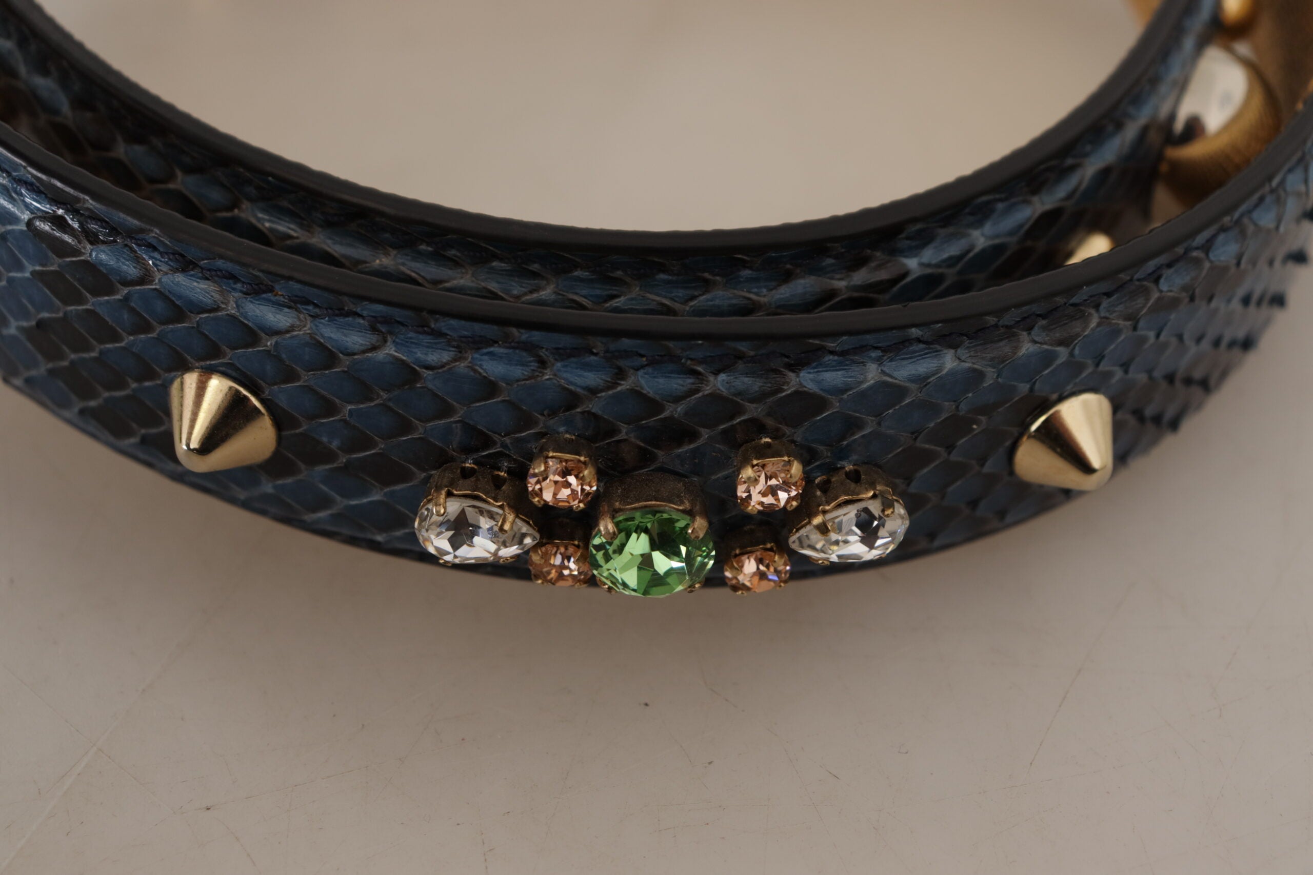 Dolce &amp; Gabbana Sac à bandoulière élégant en cuir bleu