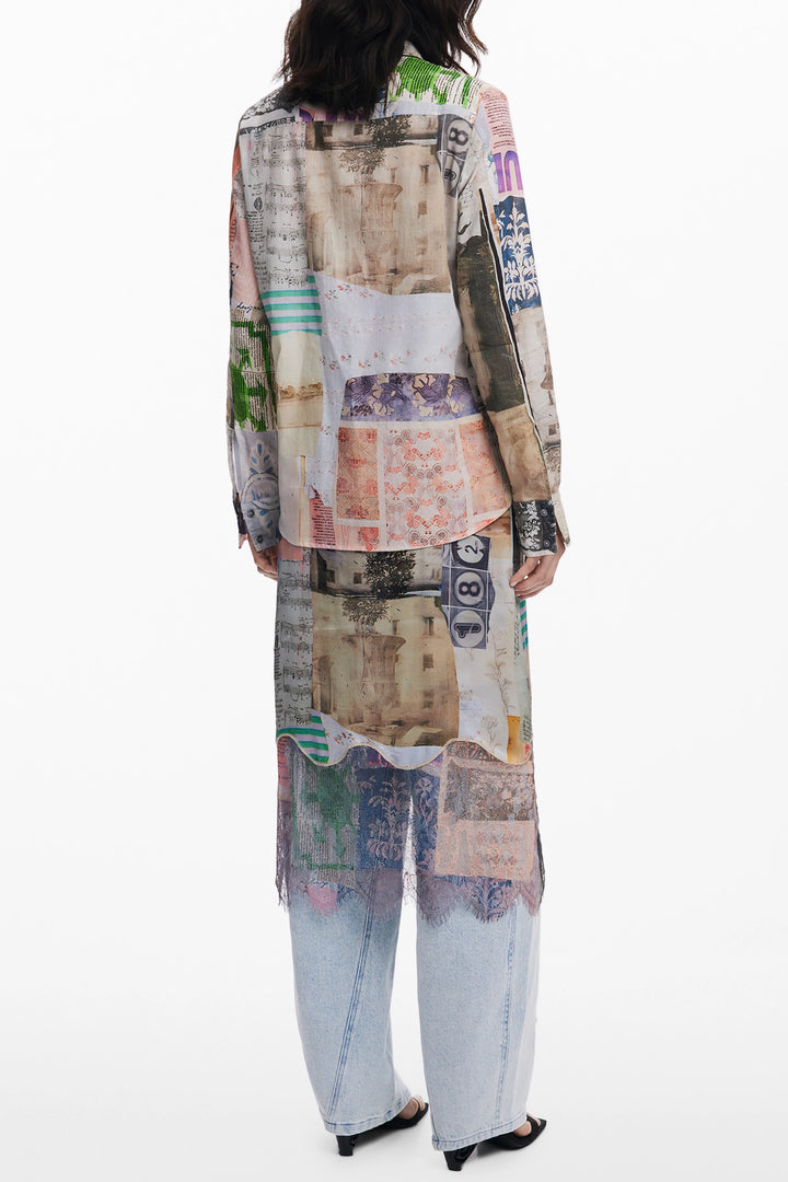 DESIGUAL WOMEN&#39;S LONG-SLEEVED SHIRT