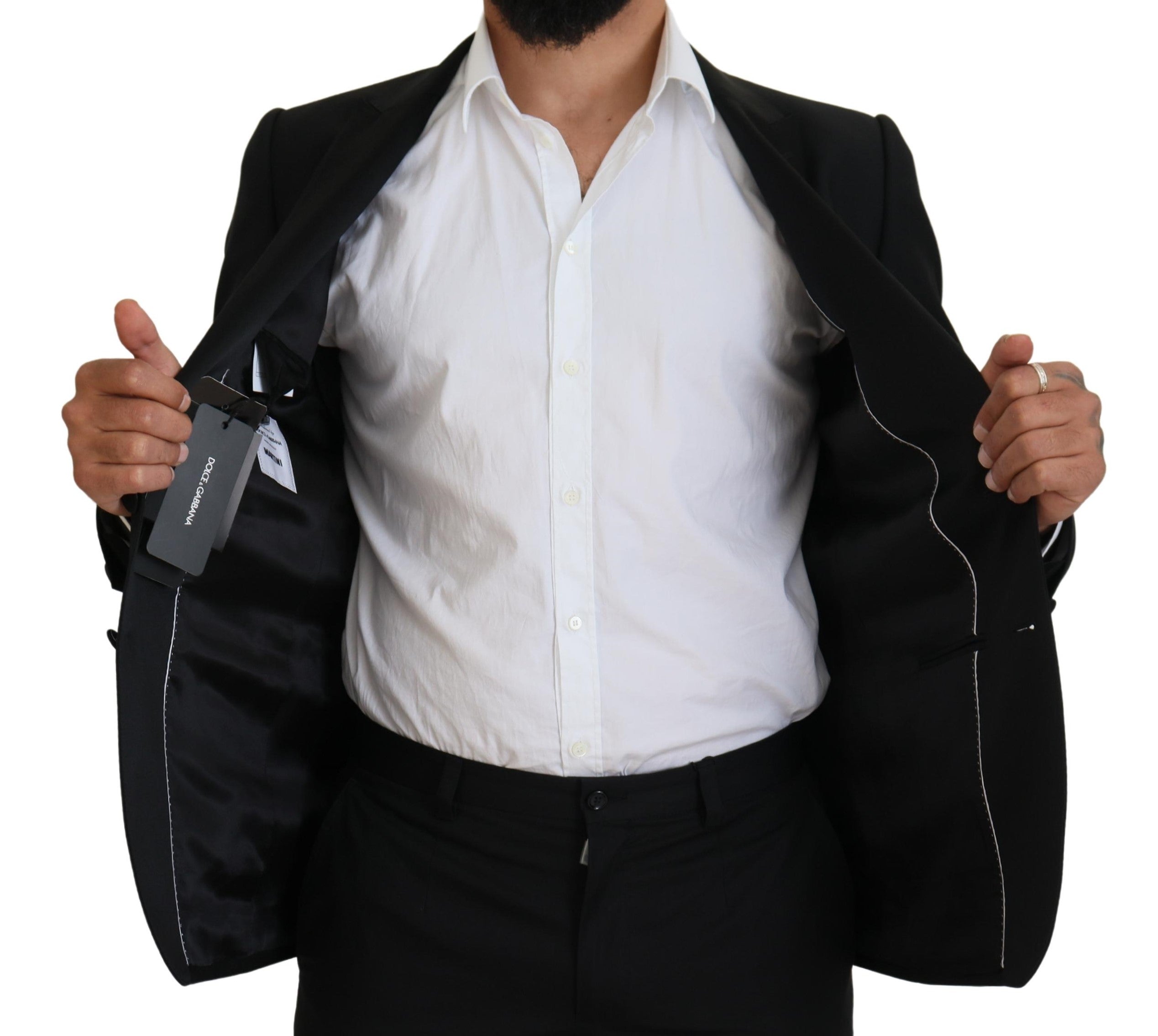 Blazer formel noir élégant Martini de Dolce &amp; Gabbana