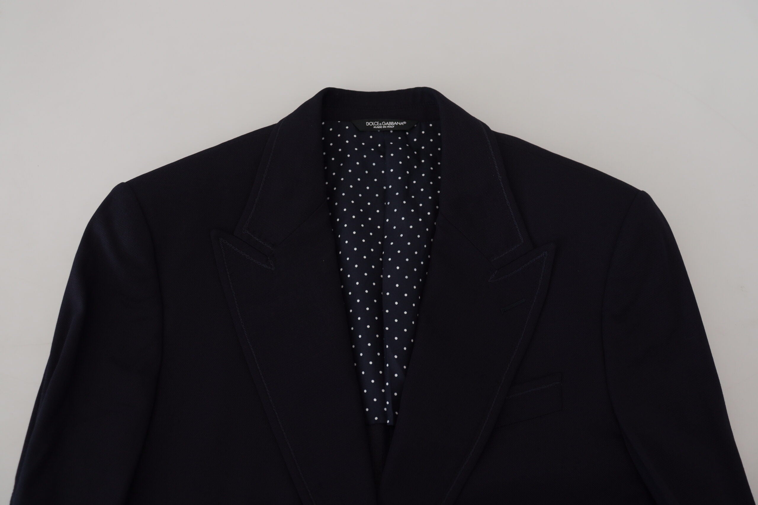 Blazer noir élégant à simple boutonnage Dolce &amp; Gabbana