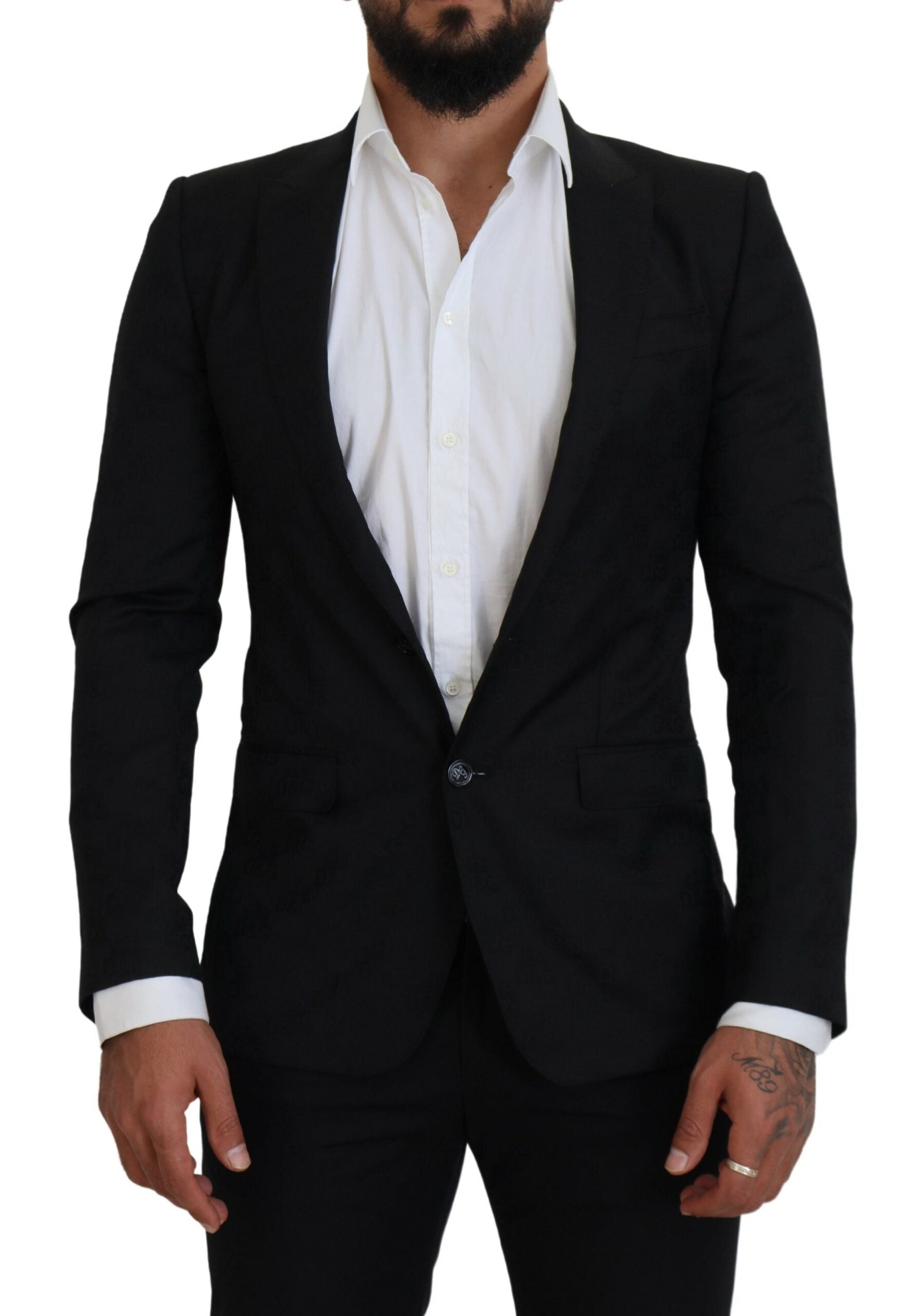 Blazer formel noir élégant style Martini Dolce &amp; Gabbana