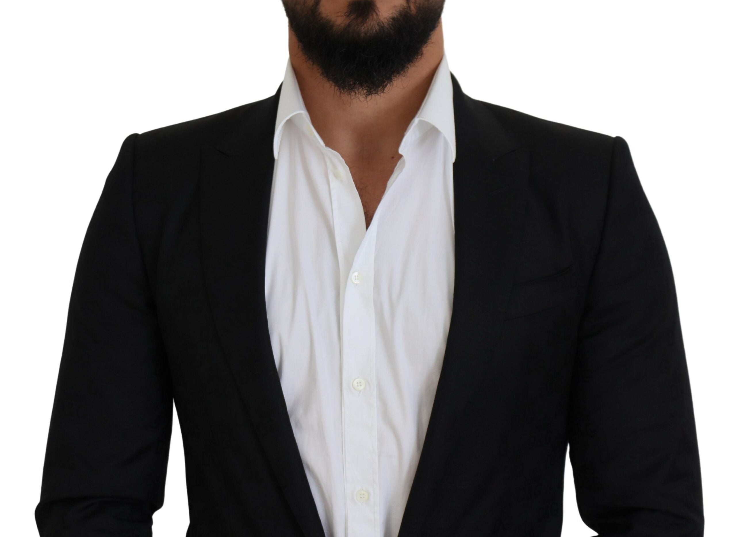 Blazer formel noir élégant style Martini Dolce &amp; Gabbana