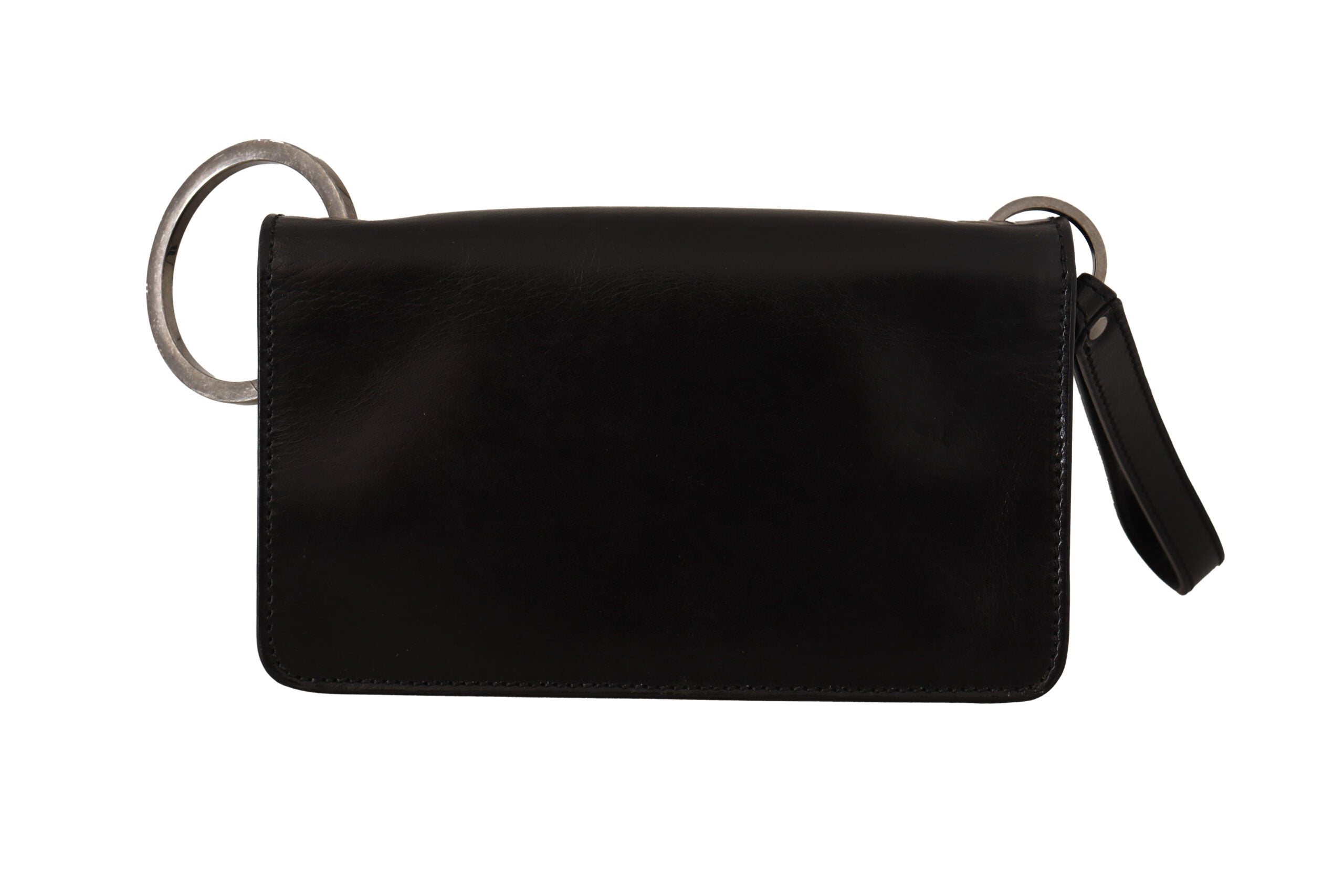 Portefeuille élégant en cuir Dolce &amp; Gabbana, noir intemporel