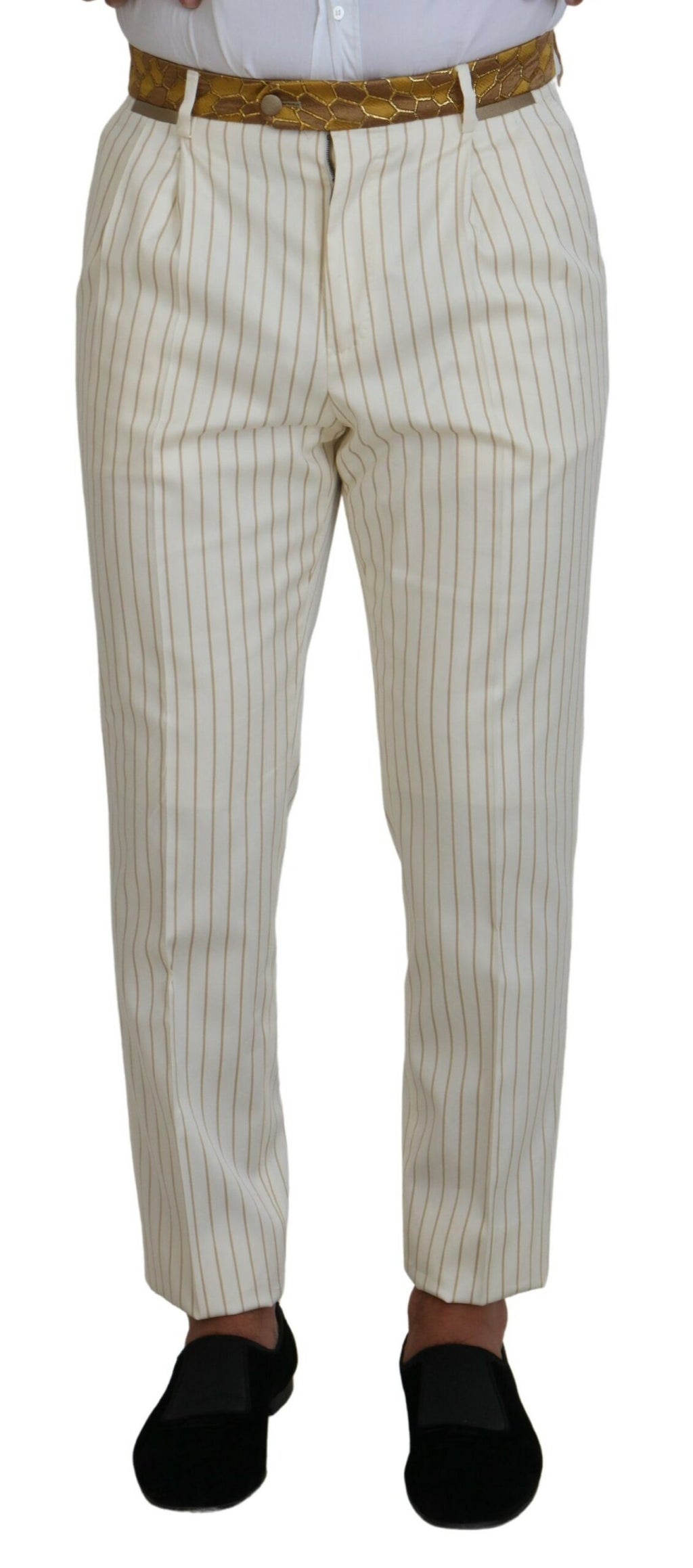 Costume croisé élégant blanc cassé Dolce &amp; Gabbana