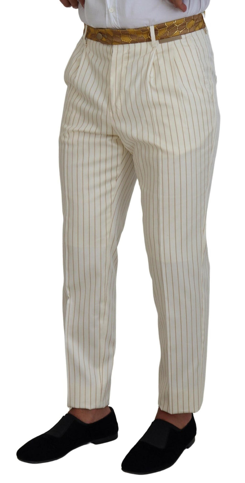 Costume croisé élégant blanc cassé Dolce &amp; Gabbana