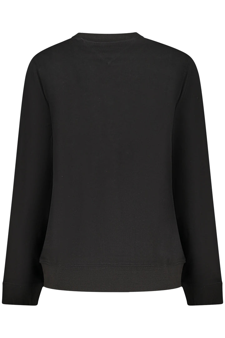 TOMMY HILFIGER WOMEN&#39;S BLACK ZIP-UP SWEATSHIRT
