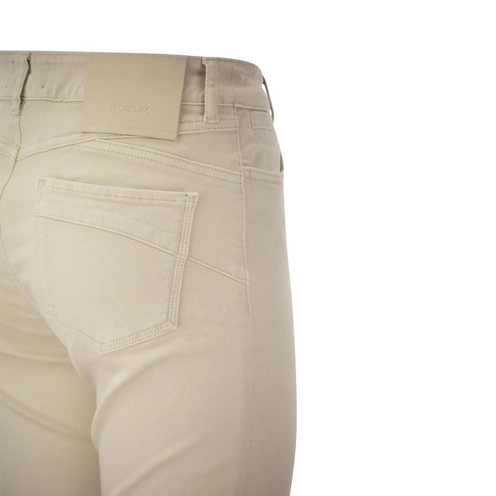 Sportmax Nilly Cotton Denim Jeans – Siebentaschen