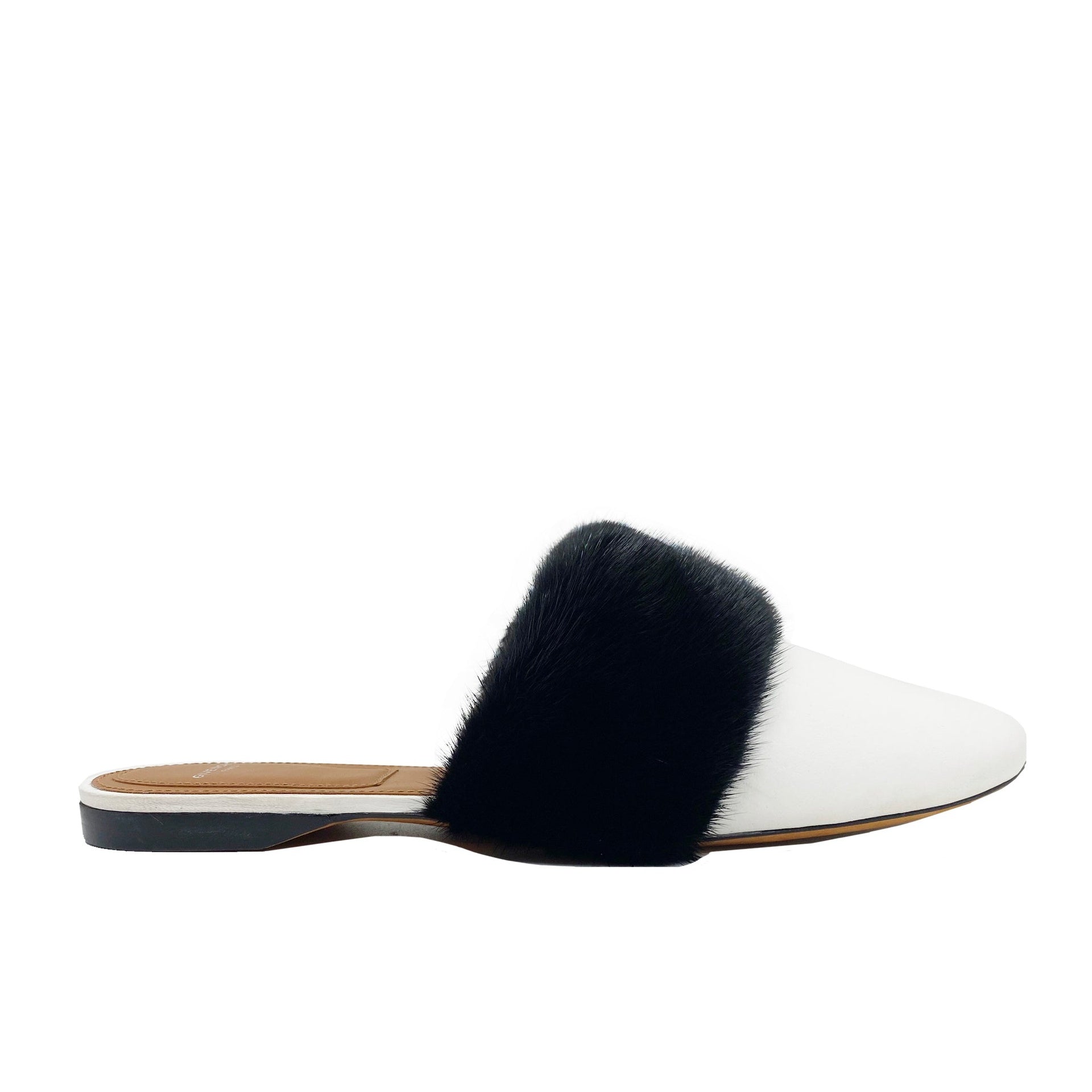Givenchy Bedford Fur Trim Mules