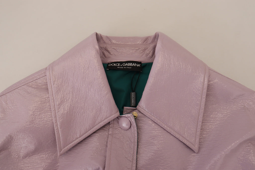 Veste courte violette chic Dolce &amp; Gabbana : une déclaration de style