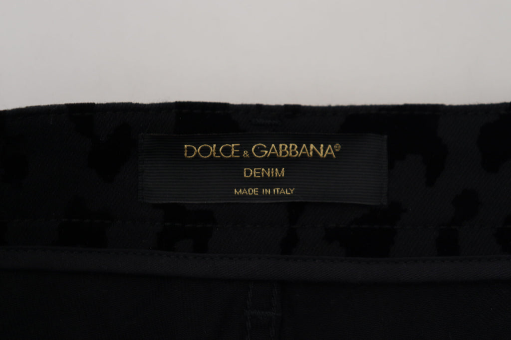 Dolce &amp; Gabbana - Short en jean taille haute élégant