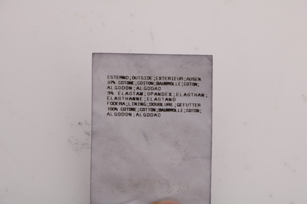 GF Ferre Gray Cotton Stretch Chinos Pants