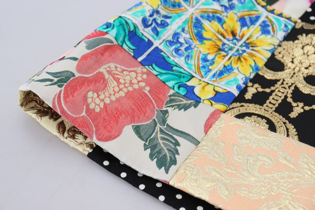Mini-jupe patchwork multicolore chic Dolce &amp; Gabbana