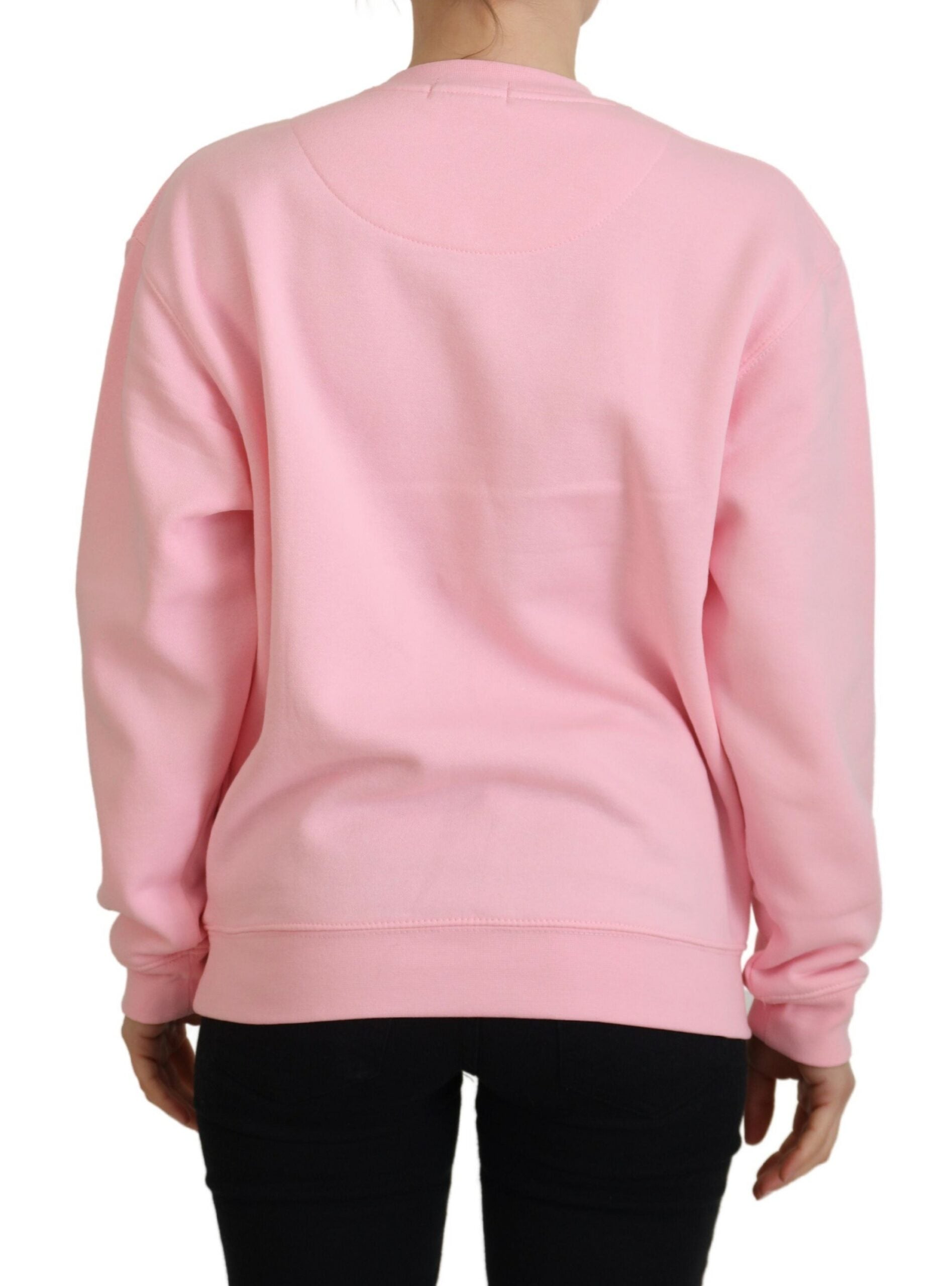 Philippe Model Eleganter rosa Langarmpullover