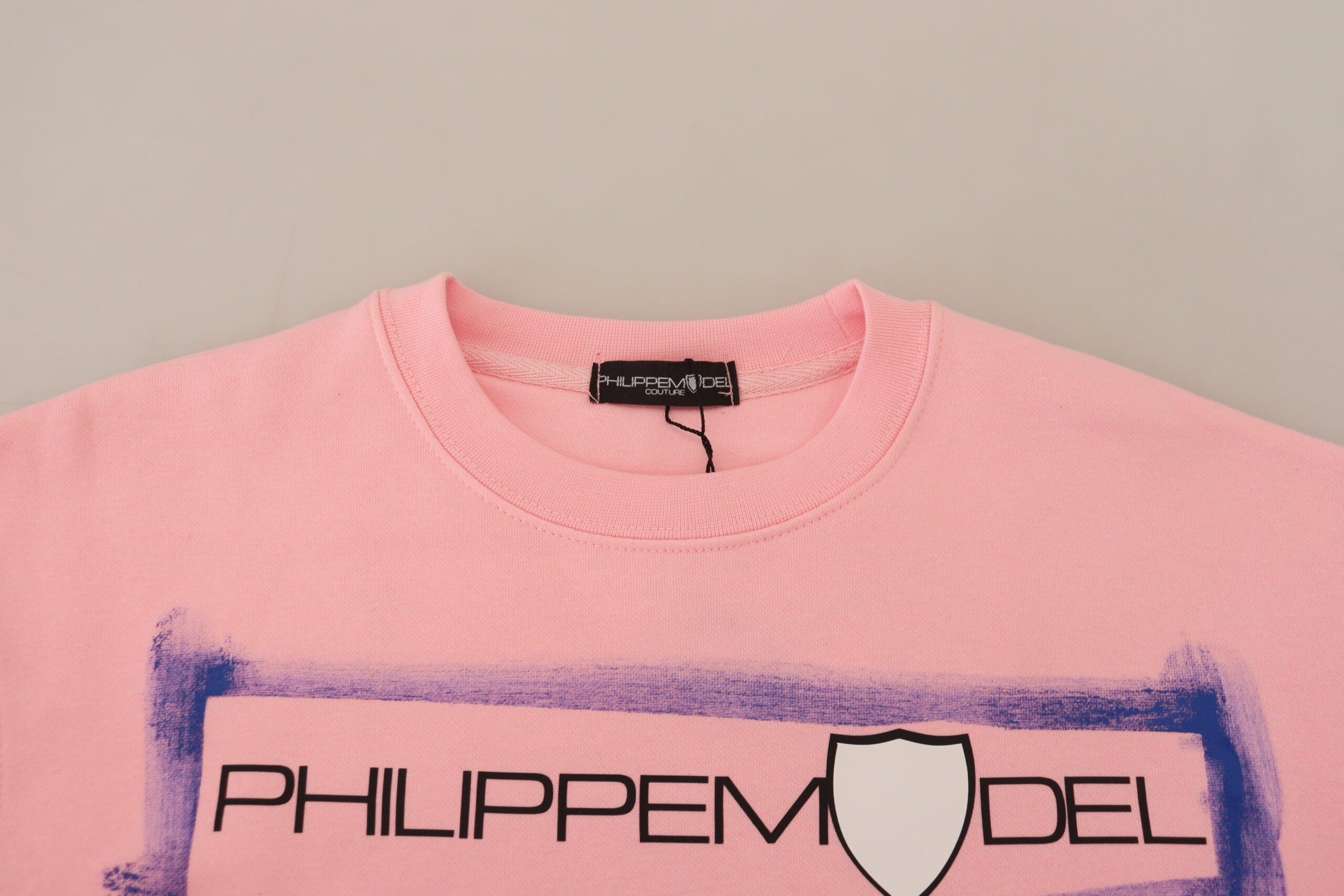 Philippe Model Eleganter rosa Langarmpullover