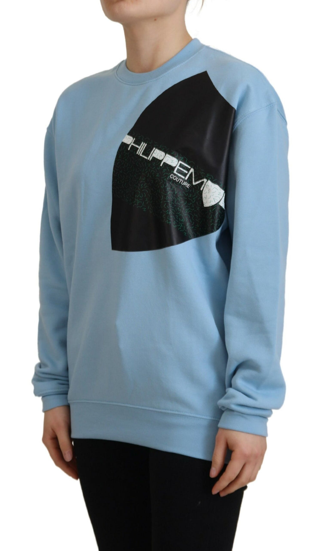 Philippe Model Eleganter hellblauer Pullover aus Baumwolle