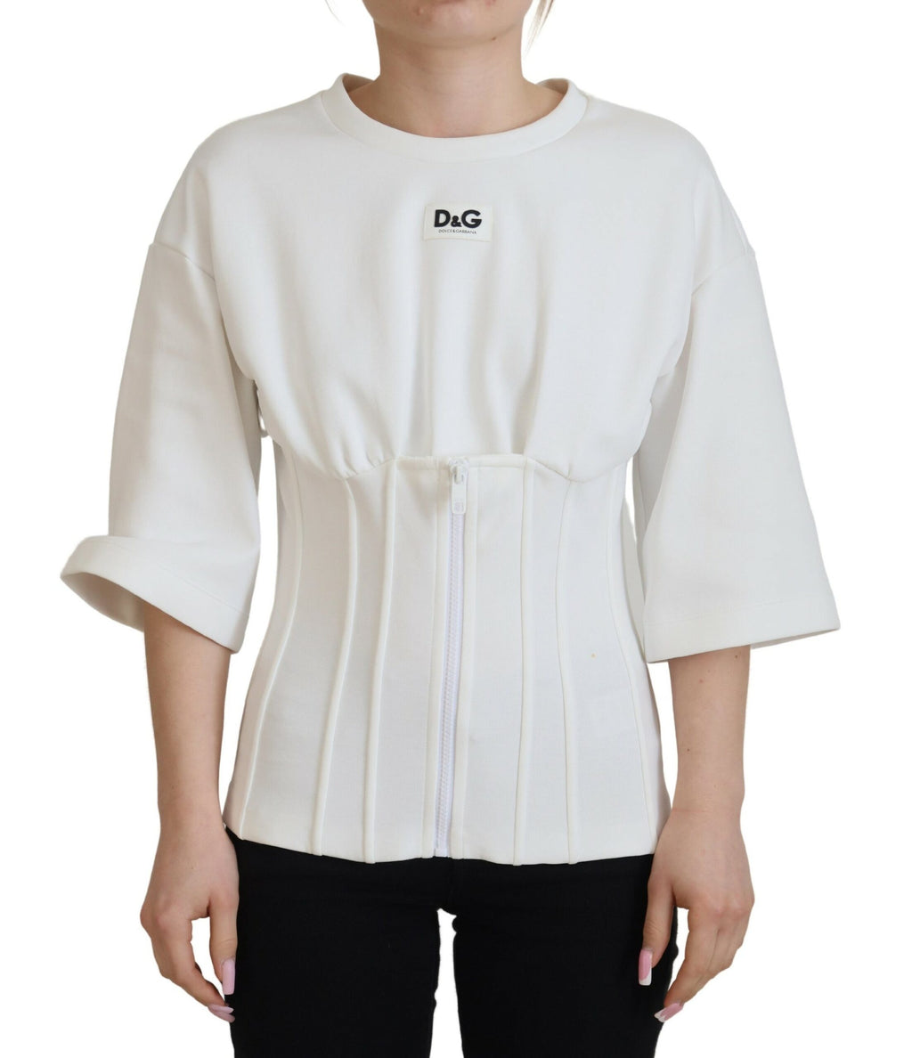 Chemisier t-shirt élégant style corset Dolce &amp; Gabbana