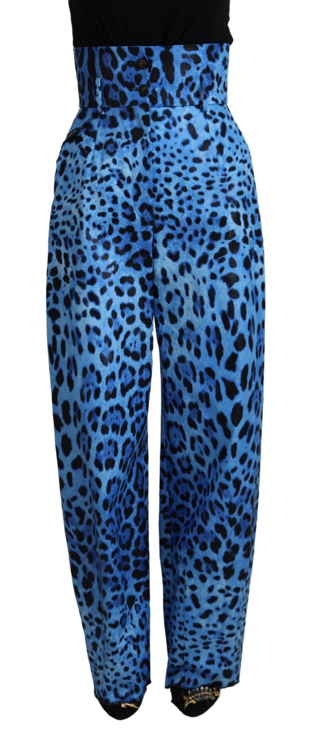 Dolce &amp; Gabbana Elegante gerade Hose mit hoher Taille