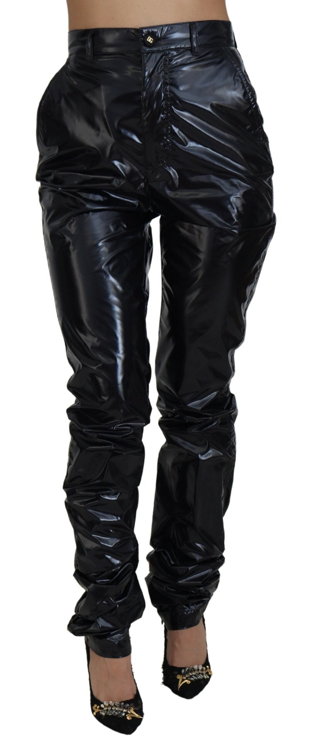 Dolce &amp; Gabbana Chic High Waist Skinny Pants – Eleganz neu interpretiert