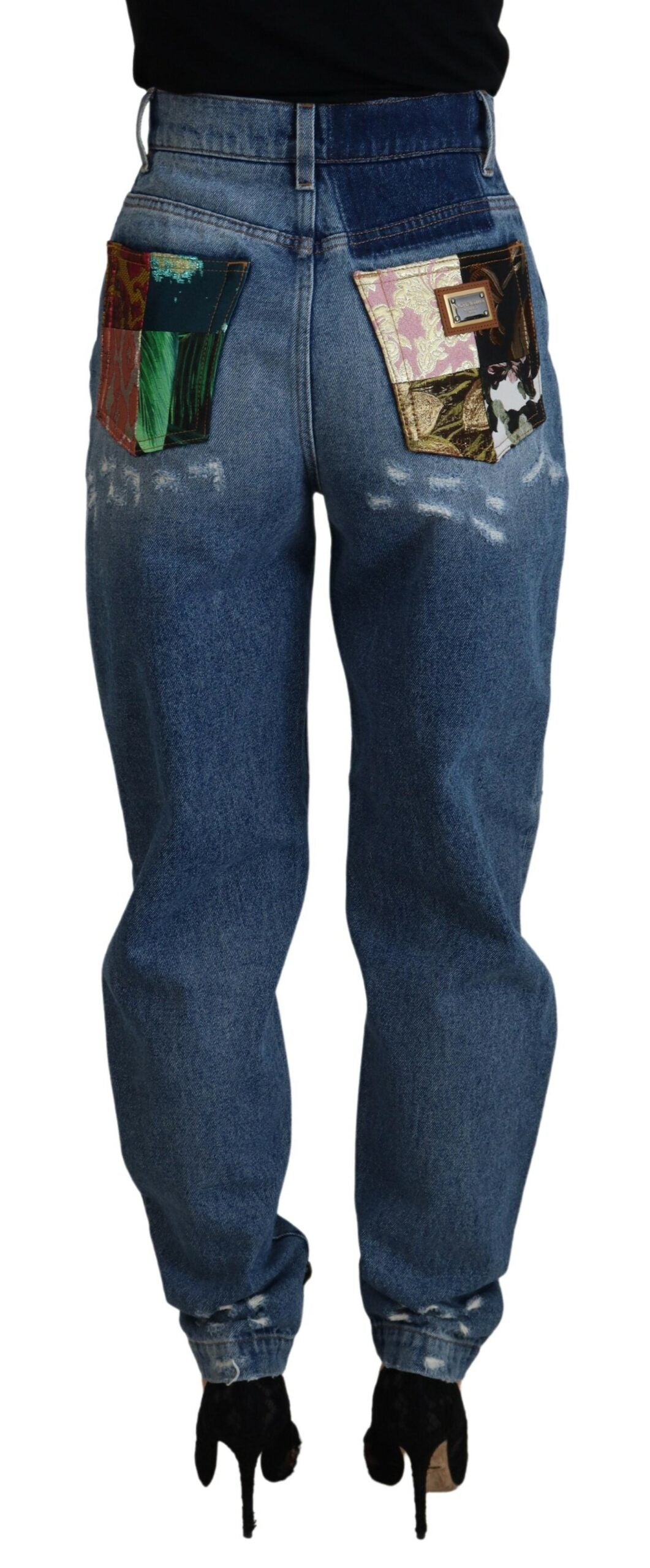 Dolce &amp; Gabbana Elegante Skinny Jeans mit hoher Taille