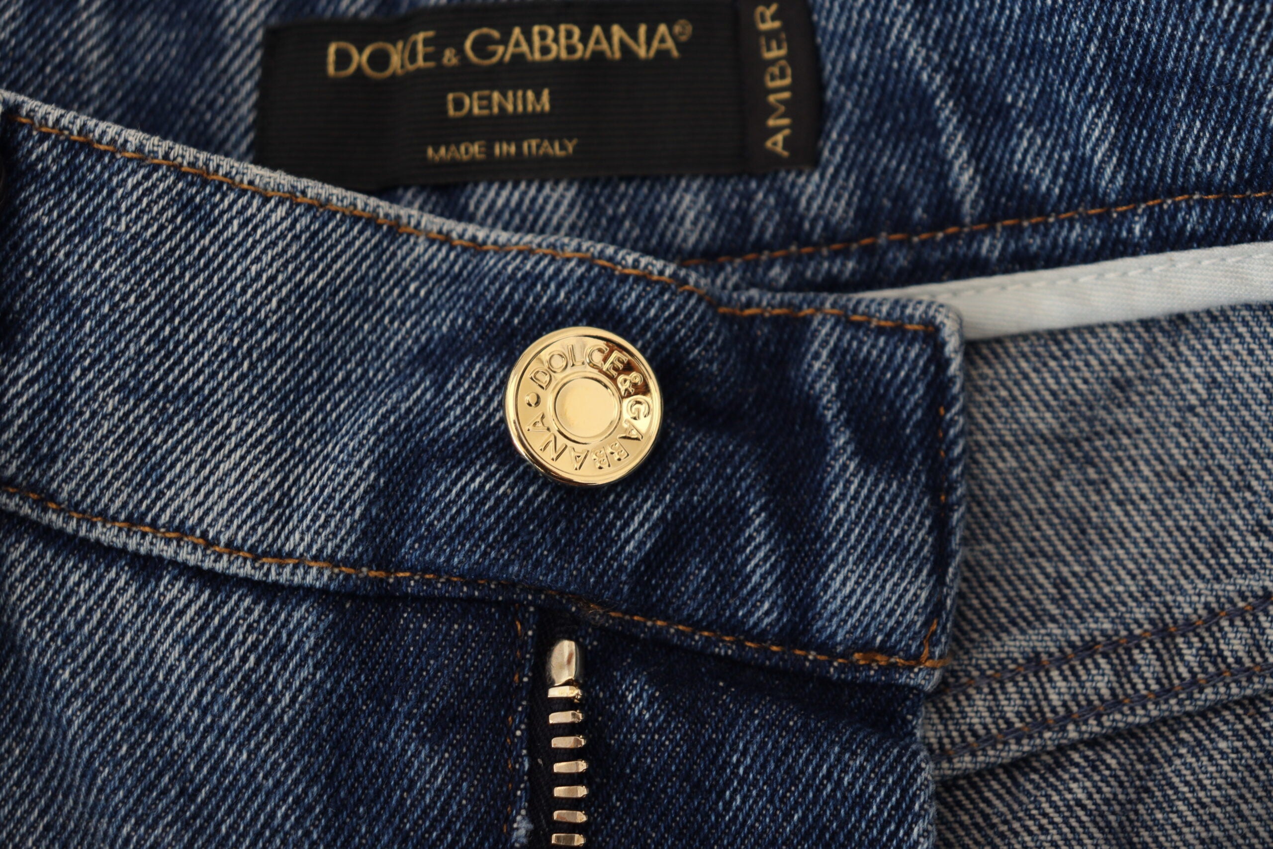 Dolce &amp; Gabbana Elegante Skinny Jeans mit hoher Taille