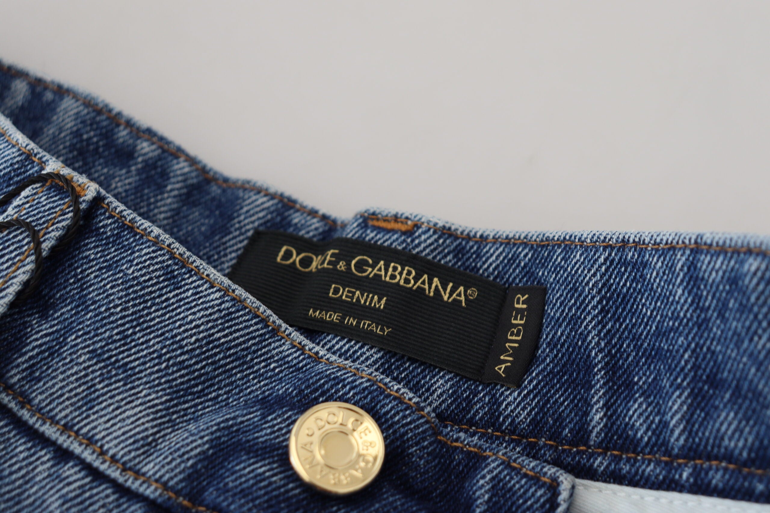 Dolce &amp; Gabbana Elegante Skinny Jeans mit hoher Taille