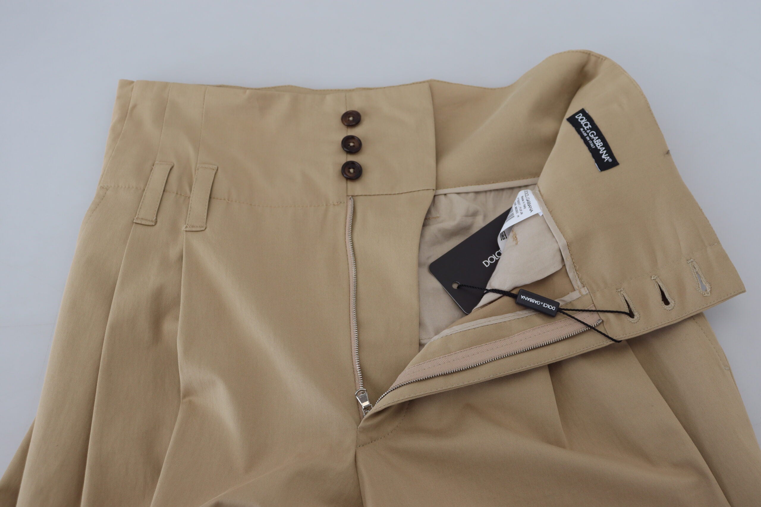 Dolce &amp; Gabbana Elegante hoch taillierte Karottenhose
