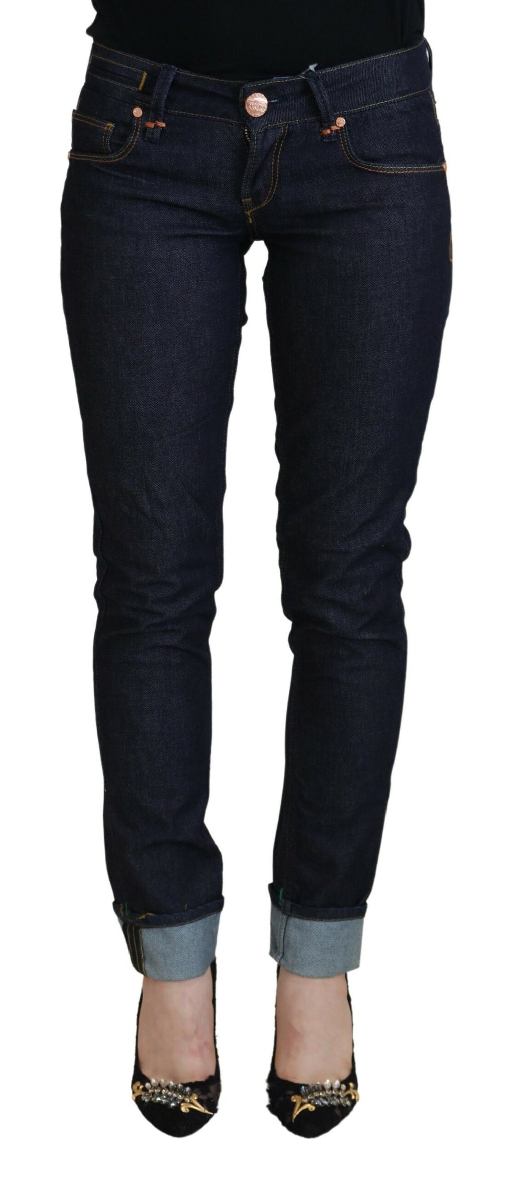 Acht Schicke Skinny Denim mit niedrigerer Taille