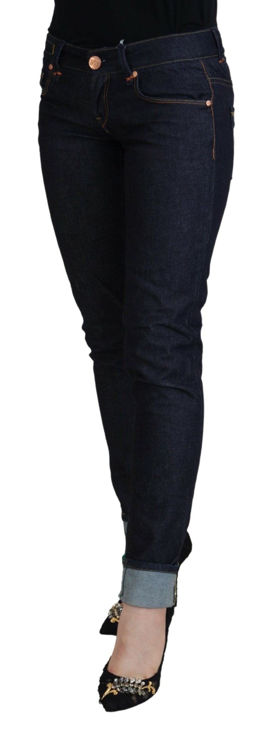 Acht Schicke Skinny Denim mit niedrigerer Taille