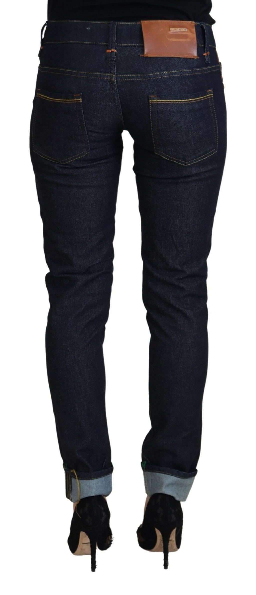 Acht Schicke Skinny Denim mit niedrigerer Taille