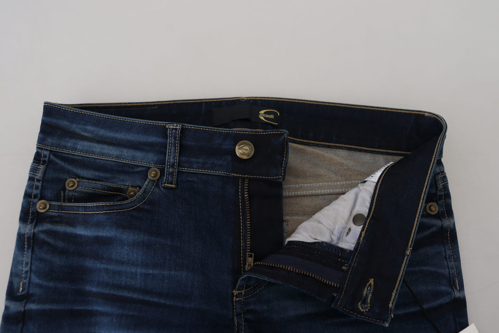 Just Cavalli – Schicke Jeanshose mit niedriger Taille in Blau