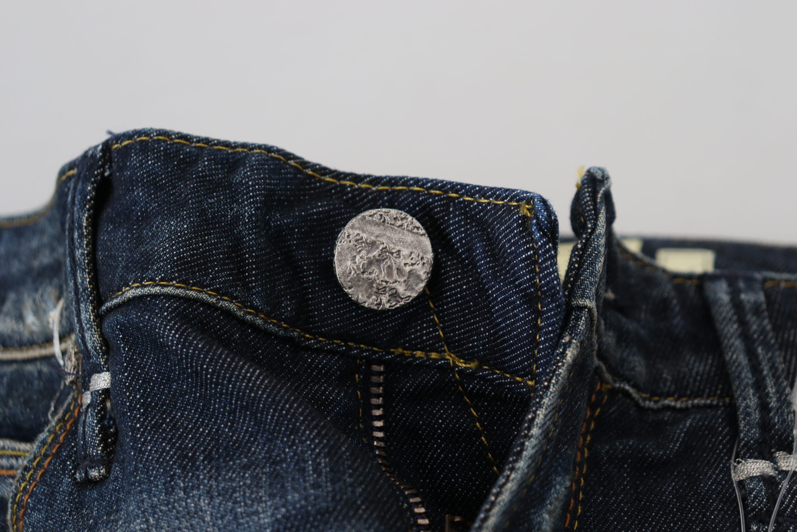 Acht Elegante Slim Fit Low Waist Denim Hose