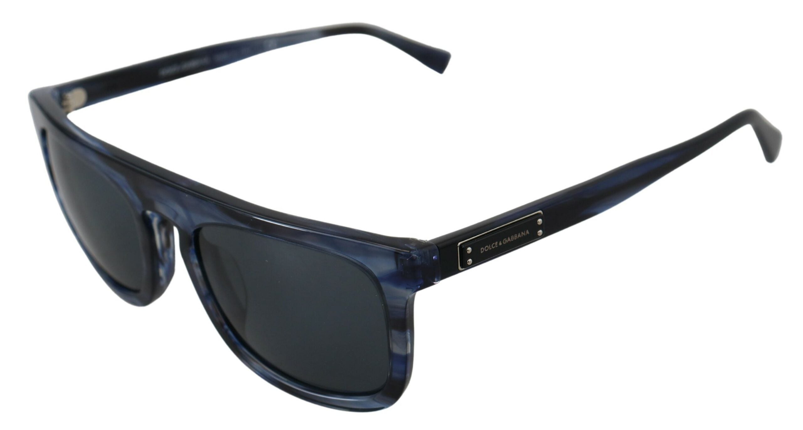 Dolce &amp; Gabbana – Elegante Sonnenbrille aus blauem Acetat