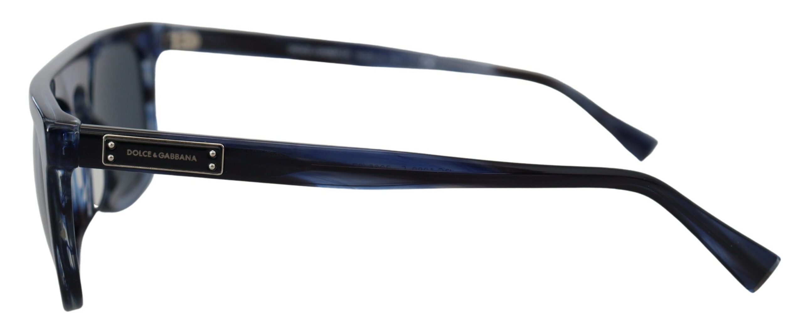 Dolce &amp; Gabbana – Elegante Sonnenbrille aus blauem Acetat