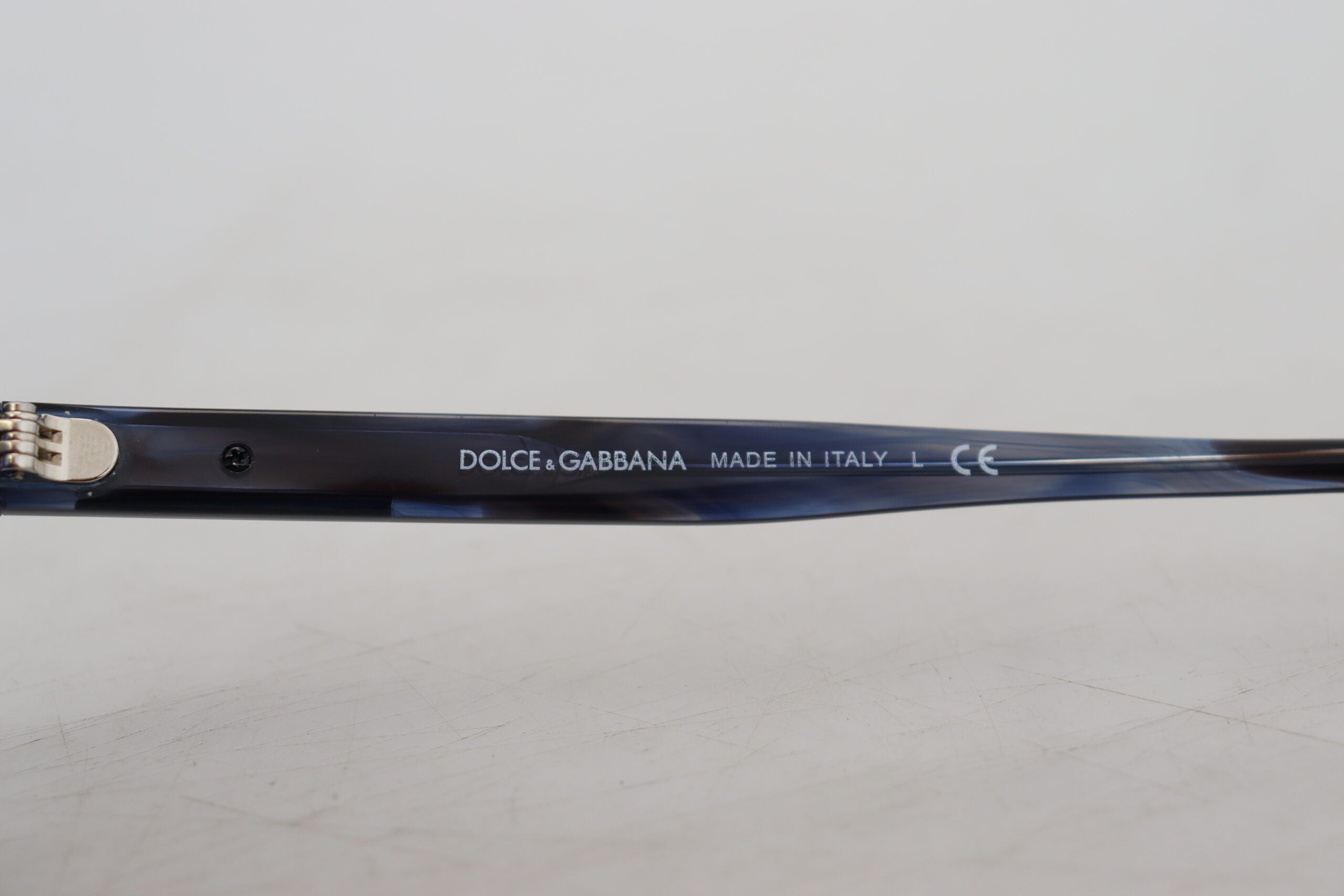 Dolce &amp; Gabbana – Elegante Sonnenbrille aus blauem Acetat