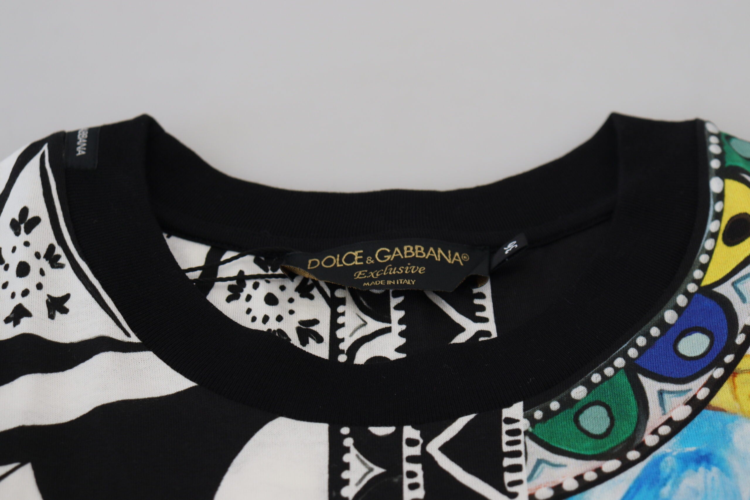 Dolce &amp; Gabbana Elegantes, mehrfarbiges Freizeit-T-Shirt aus Baumwolle