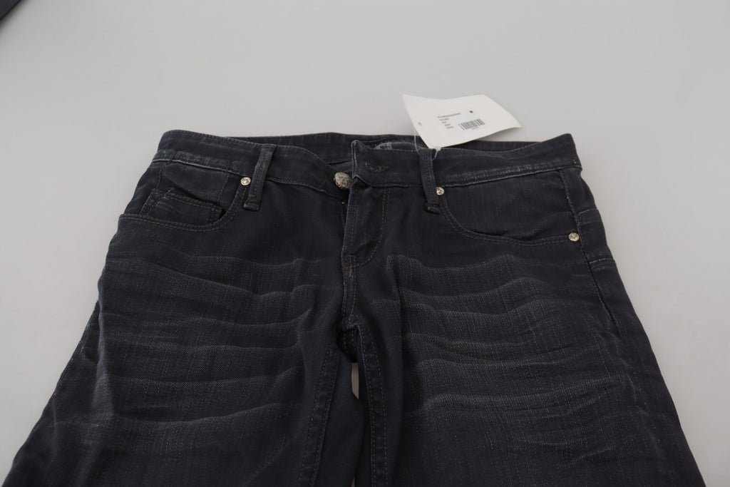 Acht Sleek – Slim Fit-Jeans in verwaschenem Schwarz