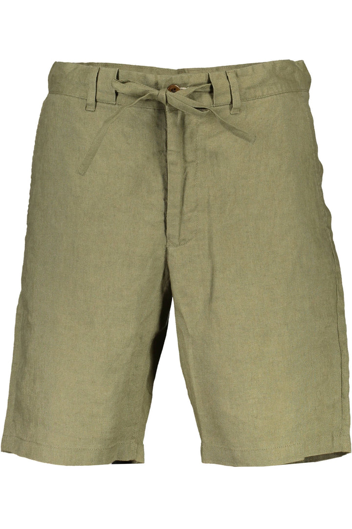 GANT GREEN MEN&#39;S BERMUDA TROUSERS