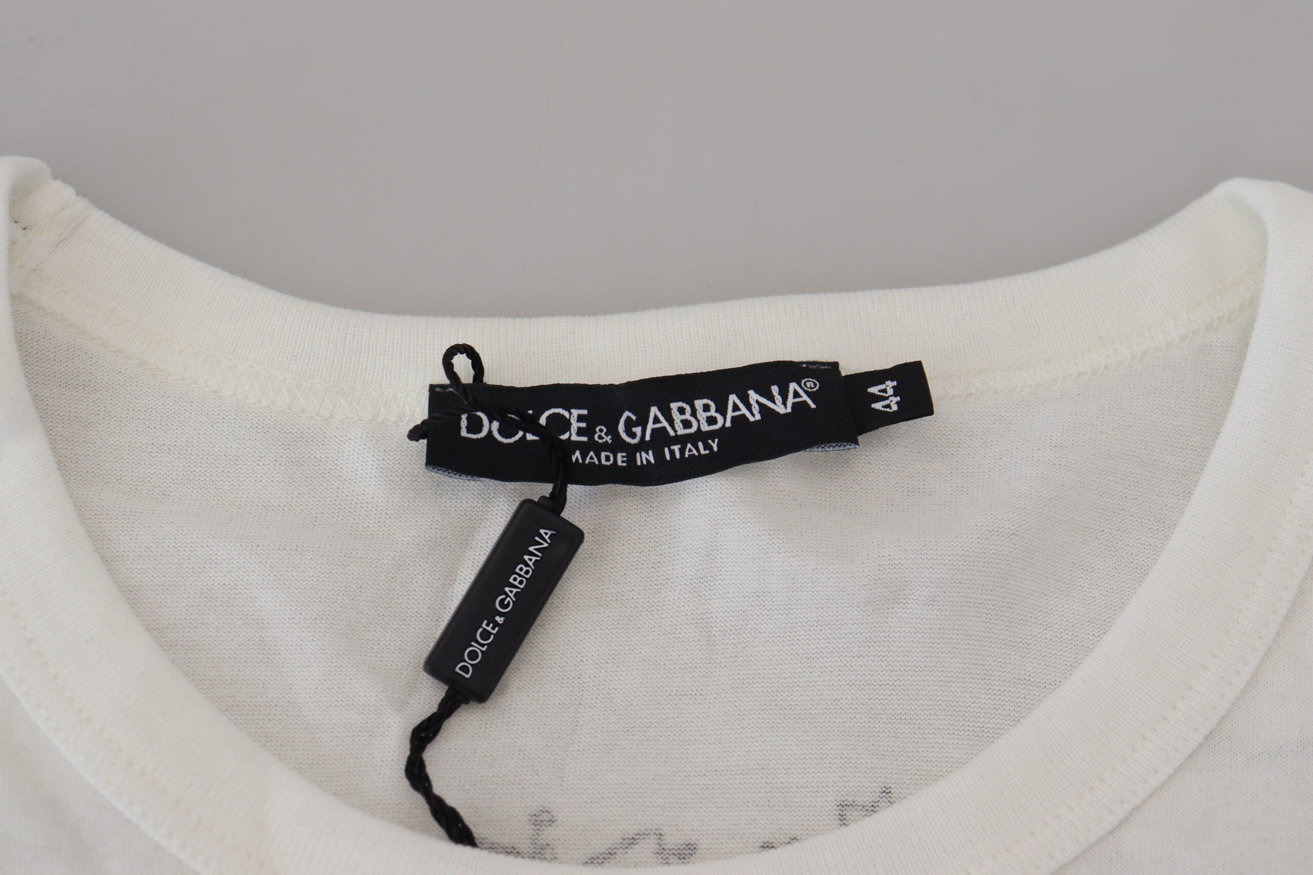 T-shirt élégant à couronne florale Dolce &amp; Gabbana